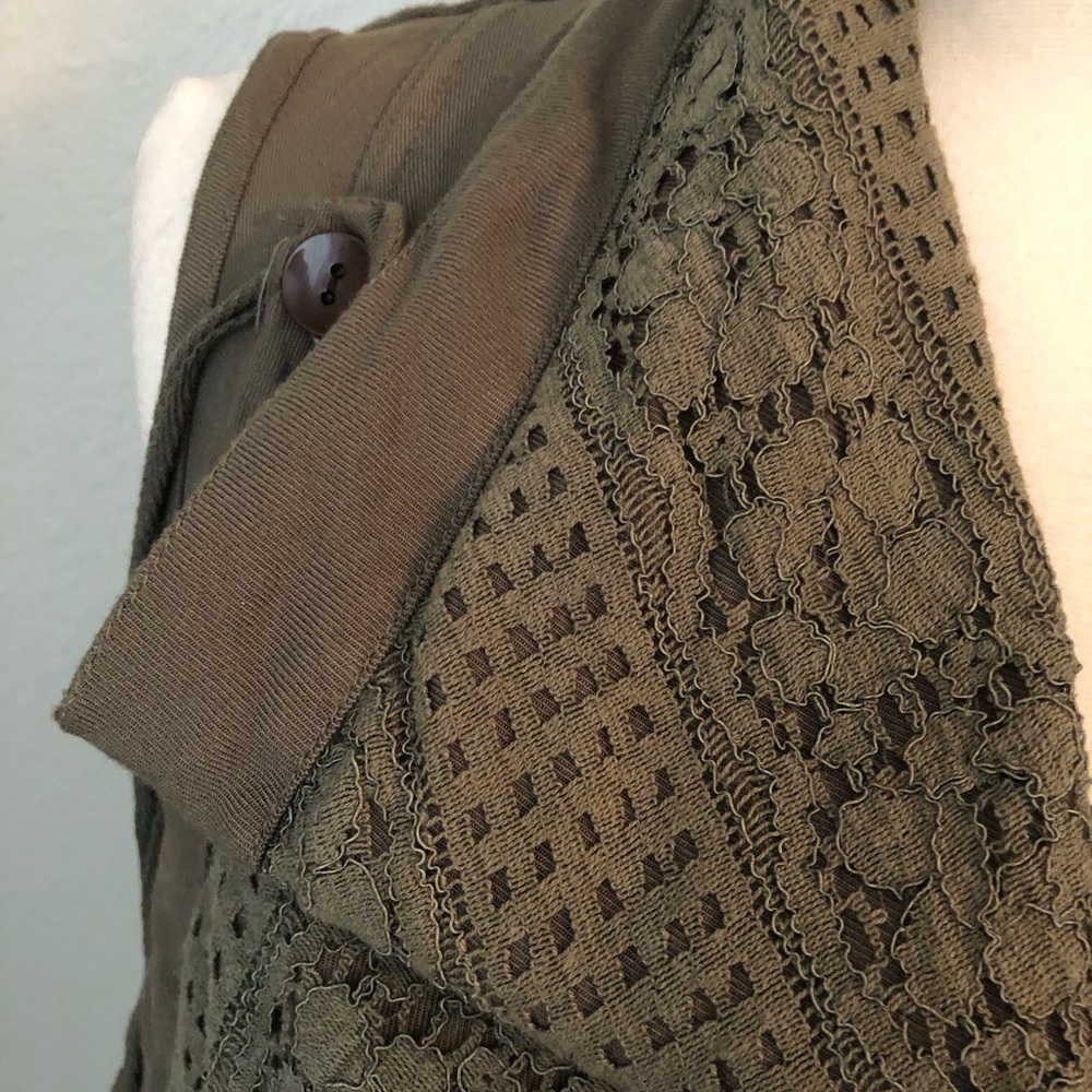 😍Francescas Miami Oversized Military Coat/Vest - Picture 5 of 8